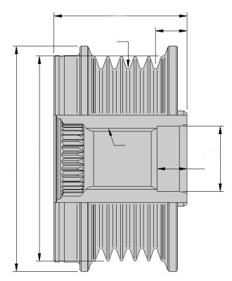 HELLA Generatorfreilauf HELLA Generatorfreilauf