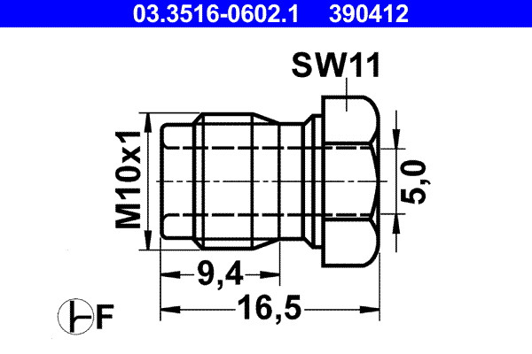 ATE Überwurfschraube
