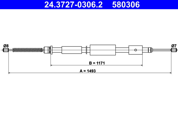 ATE Seilzug, Feststellbremse