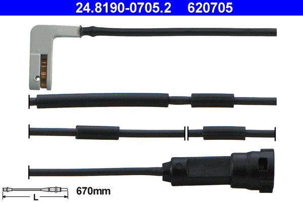 ATE Warnkontakt, Bremsbelagverschleiß