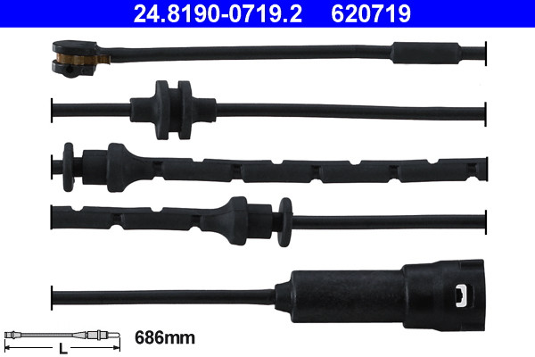 ATE Warnkontakt, Bremsbelagverschleiß