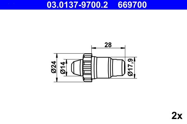 ATE Reparatursatz, Automatische Nachstellung ATE Reparatursatz, Automatische Nachstellung