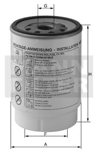 MANN-FILTER Kraftstofffilter