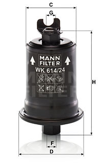 MANN-FILTER Kraftstofffilter
