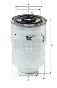 MANN-FILTER Kraftstofffilter