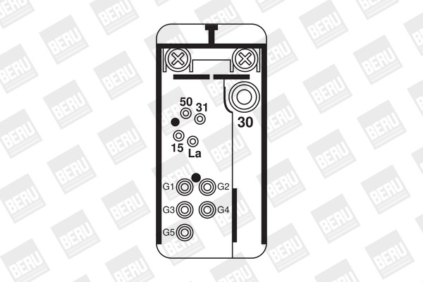 BorgWarner (BERU) Relais, Glühanlage