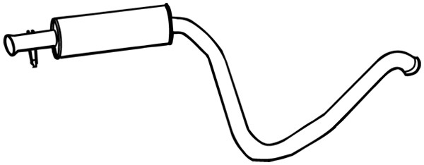 WALKER Mittelschalldämpfer