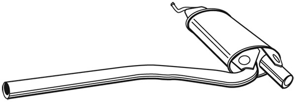 WALKER Mittelschalldämpfer