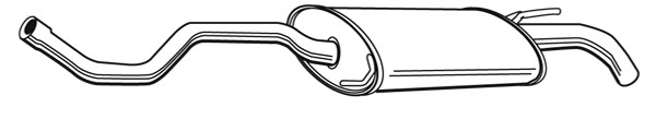 WALKER Endschalldämpfer