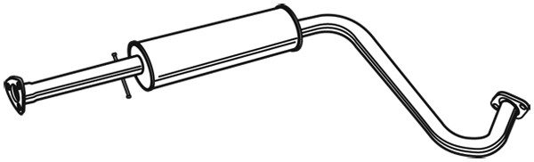 WALKER Mittelschalldämpfer