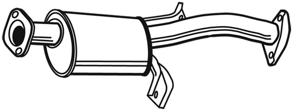 WALKER Mittelschalldämpfer