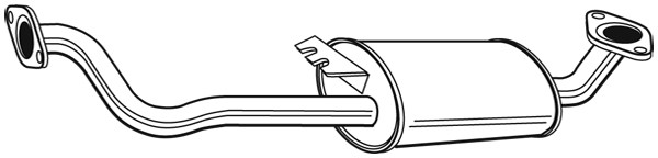 WALKER Mittelschalldämpfer