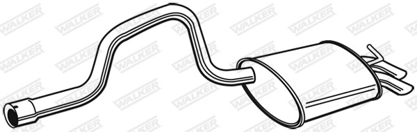 WALKER Endschalldämpfer