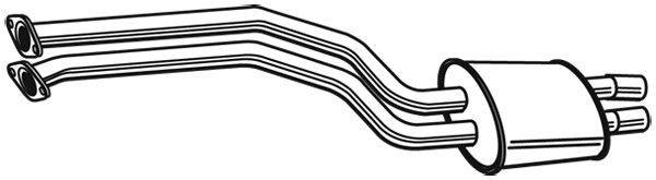 WALKER Vorschalldämpfer