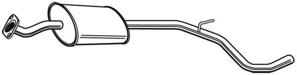 WALKER Mittelschalldämpfer