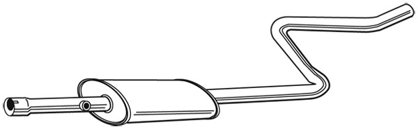 WALKER Mittelschalldämpfer