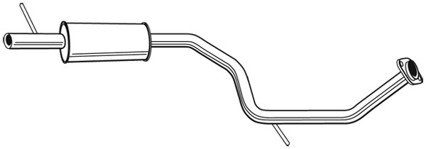 WALKER Mittelschalldämpfer