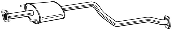 WALKER Mittelschalldämpfer