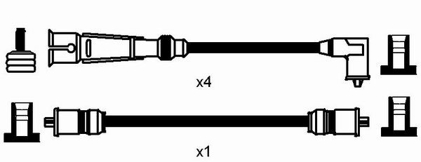 NGK Zündleitungssatz