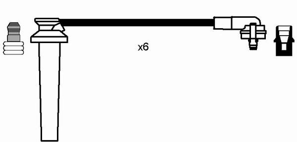 NGK Zündleitungssatz NGK Zündleitungssatz