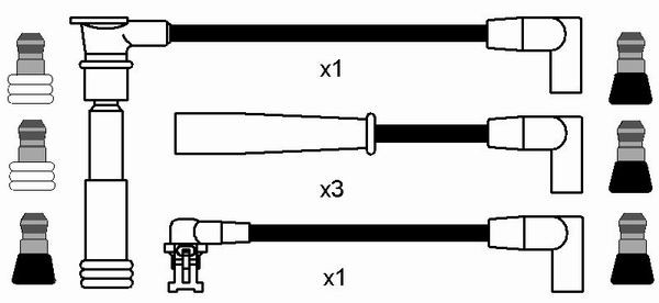 NGK Zündleitungssatz