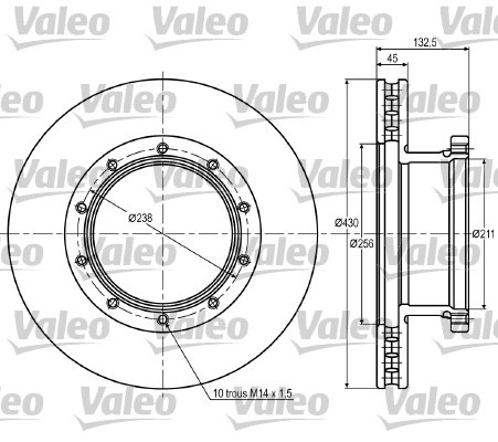 VALEO Bremsscheibe