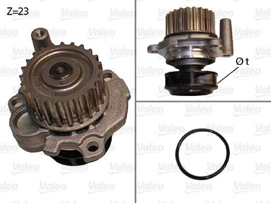 VALEO Wasserpumpe VALEO Wasserpumpe