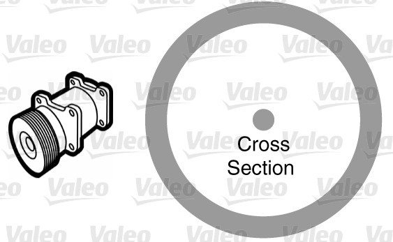 VALEO Dichtung, Kühlmittelrohrleitung