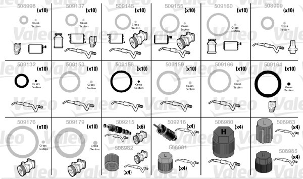 VALEO O-Ring-Reparaturset