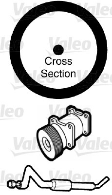 VALEO Dichtung, Kühlmittelrohrleitung