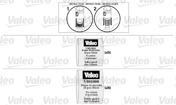 VALEO Dichtung, Kühlmittelrohrleitung