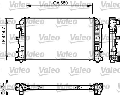VALEO Kühler, Motorkühlung VALEO Kühler, Motorkühlung