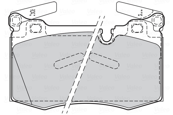 VALEO Bremsbelagsatz, Scheibenbremse
