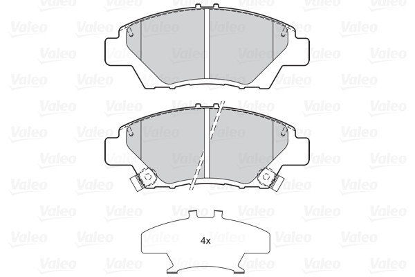 VALEO Bremsbelagsatz, Scheibenbremse