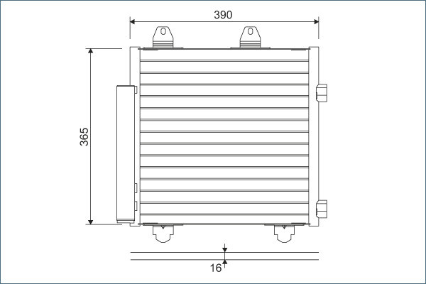 VALEO Kondensator, Klimaanlage