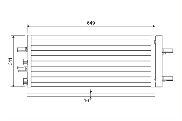 VALEO Kondensator, Klimaanlage