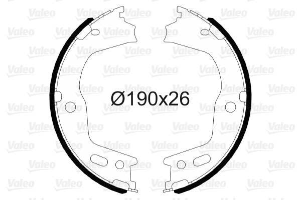 VALEO Bremsbackensatz, Feststellbremse