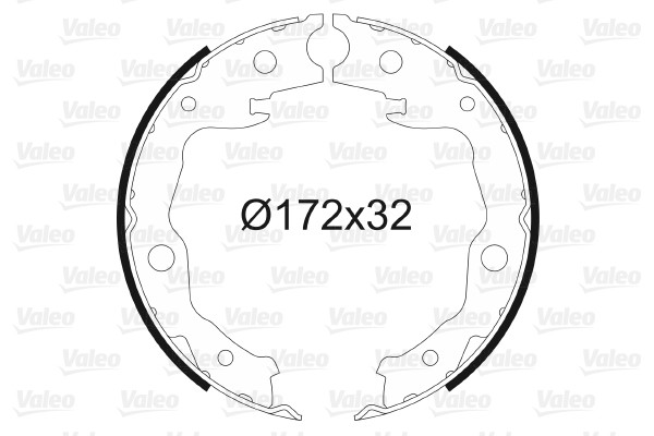 VALEO Bremsbackensatz, Feststellbremse