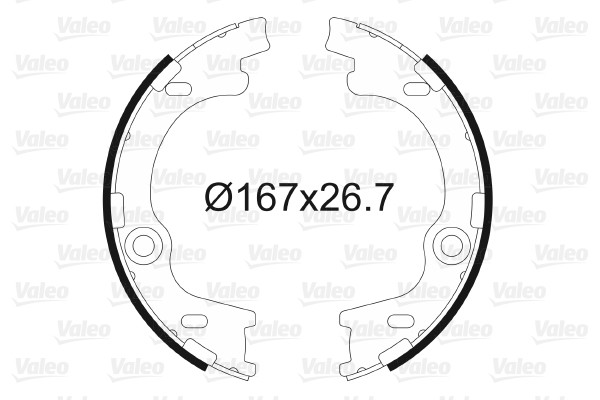 VALEO Bremsbackensatz, Feststellbremse