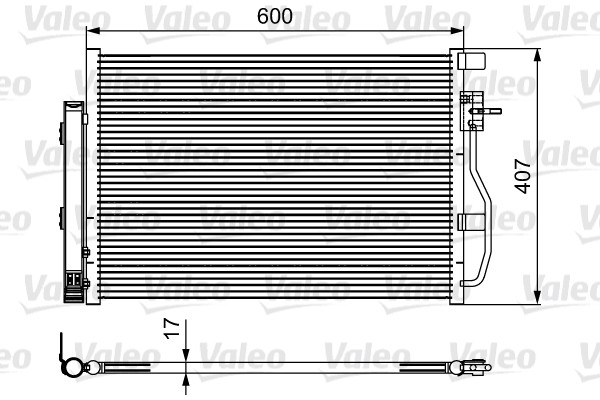 VALEO Kondensator, Klimaanlage