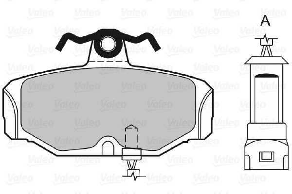 VALEO Bremsbelagsatz, Scheibenbremse