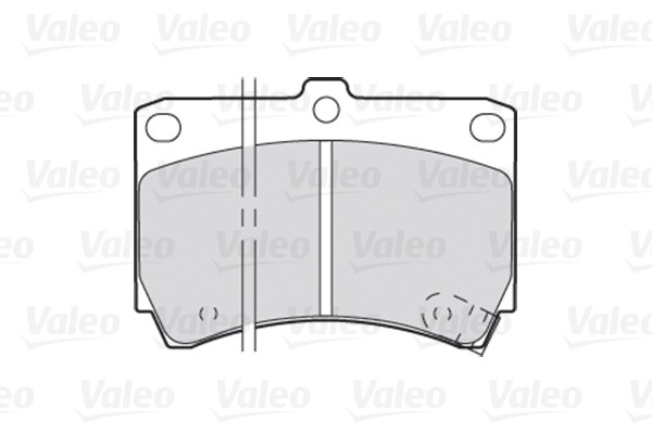VALEO Bremsbelagsatz, Scheibenbremse VALEO Bremsbelagsatz, Scheibenbremse