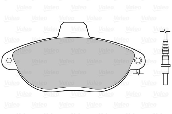 VALEO Bremsbelagsatz, Scheibenbremse