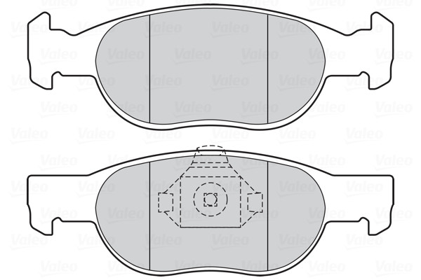 VALEO Bremsbelagsatz, Scheibenbremse