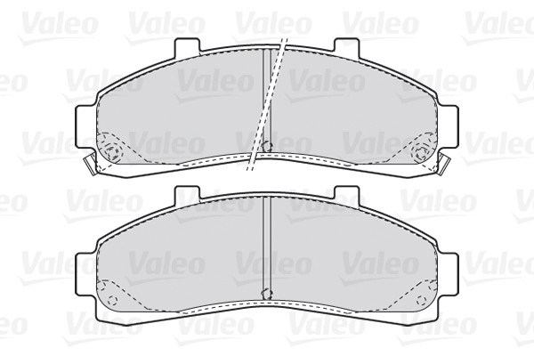 VALEO Bremsbelagsatz, Scheibenbremse VALEO Bremsbelagsatz, Scheibenbremse