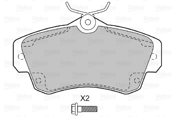VALEO Bremsbelagsatz, Scheibenbremse