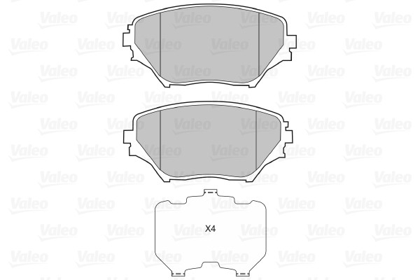 VALEO Bremsbelagsatz, Scheibenbremse