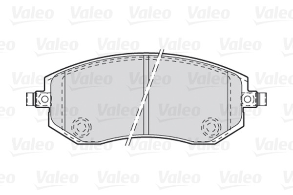 VALEO Bremsbelagsatz, Scheibenbremse