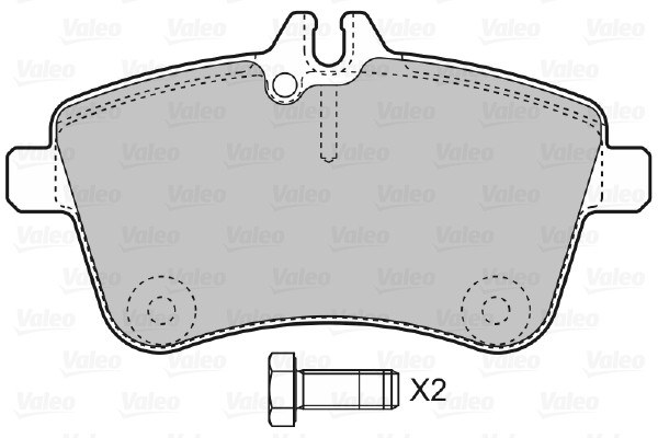 VALEO Bremsbelagsatz, Scheibenbremse