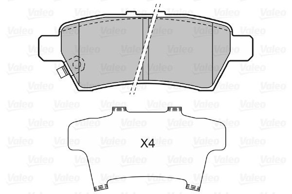 VALEO Bremsbelagsatz, Scheibenbremse